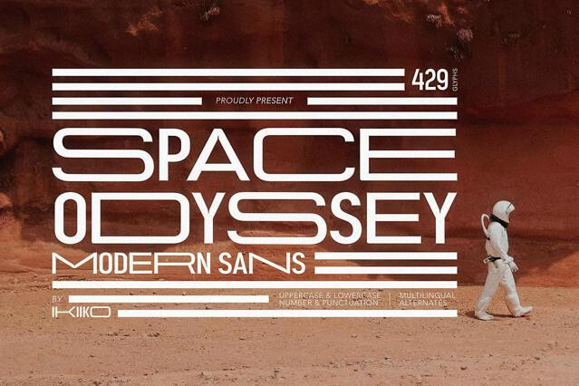 Space Odyssey - Sci-Fi Font