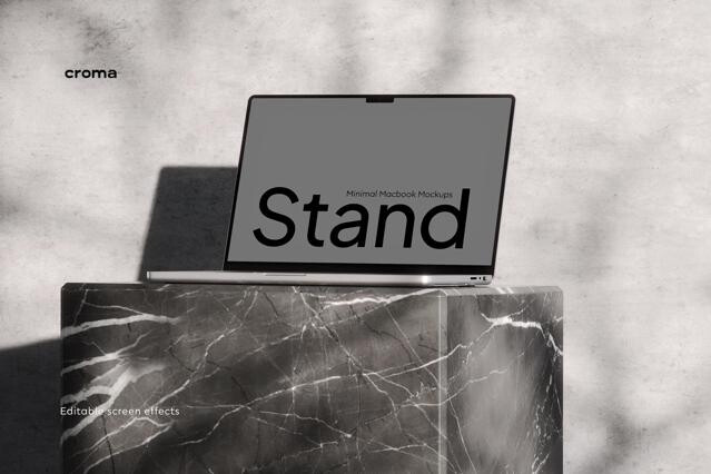 Minimal Macbook Mockup