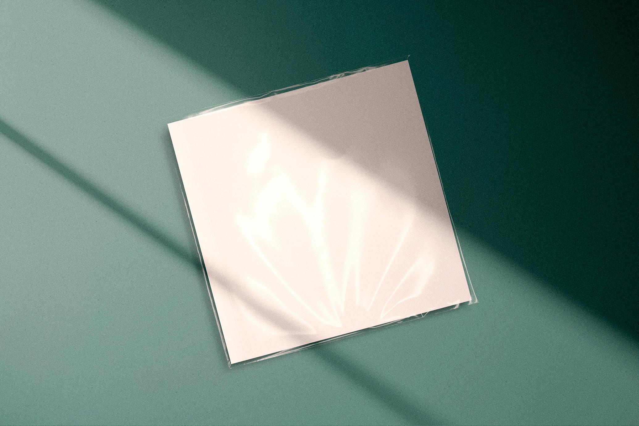 Plastic-Wrapped Magazine Mockup