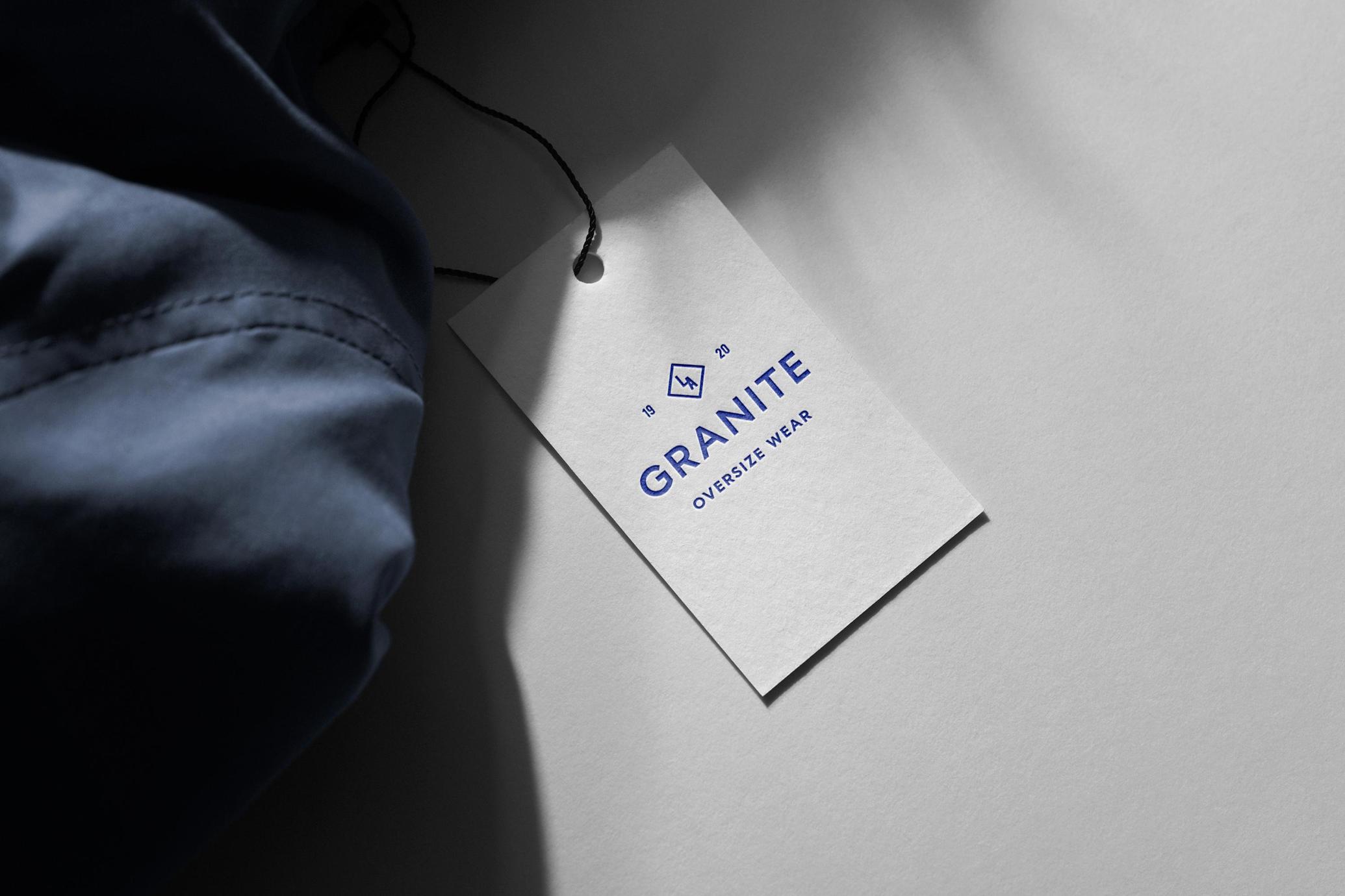 Premium Garment Tag Mockup