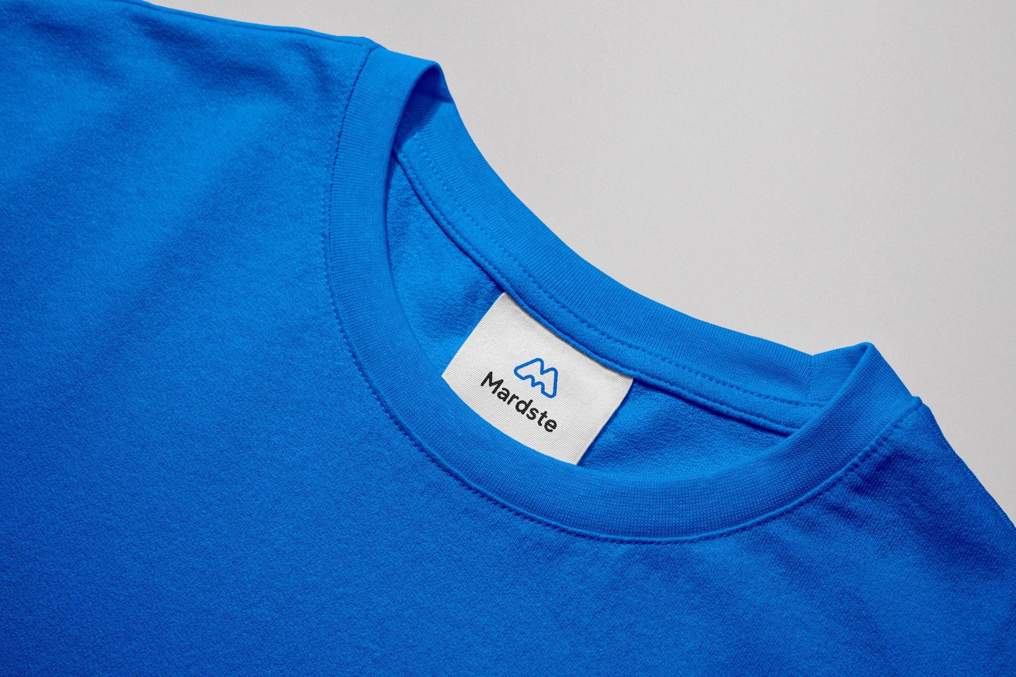 Cotton T-Shirt Neck Label Mockup