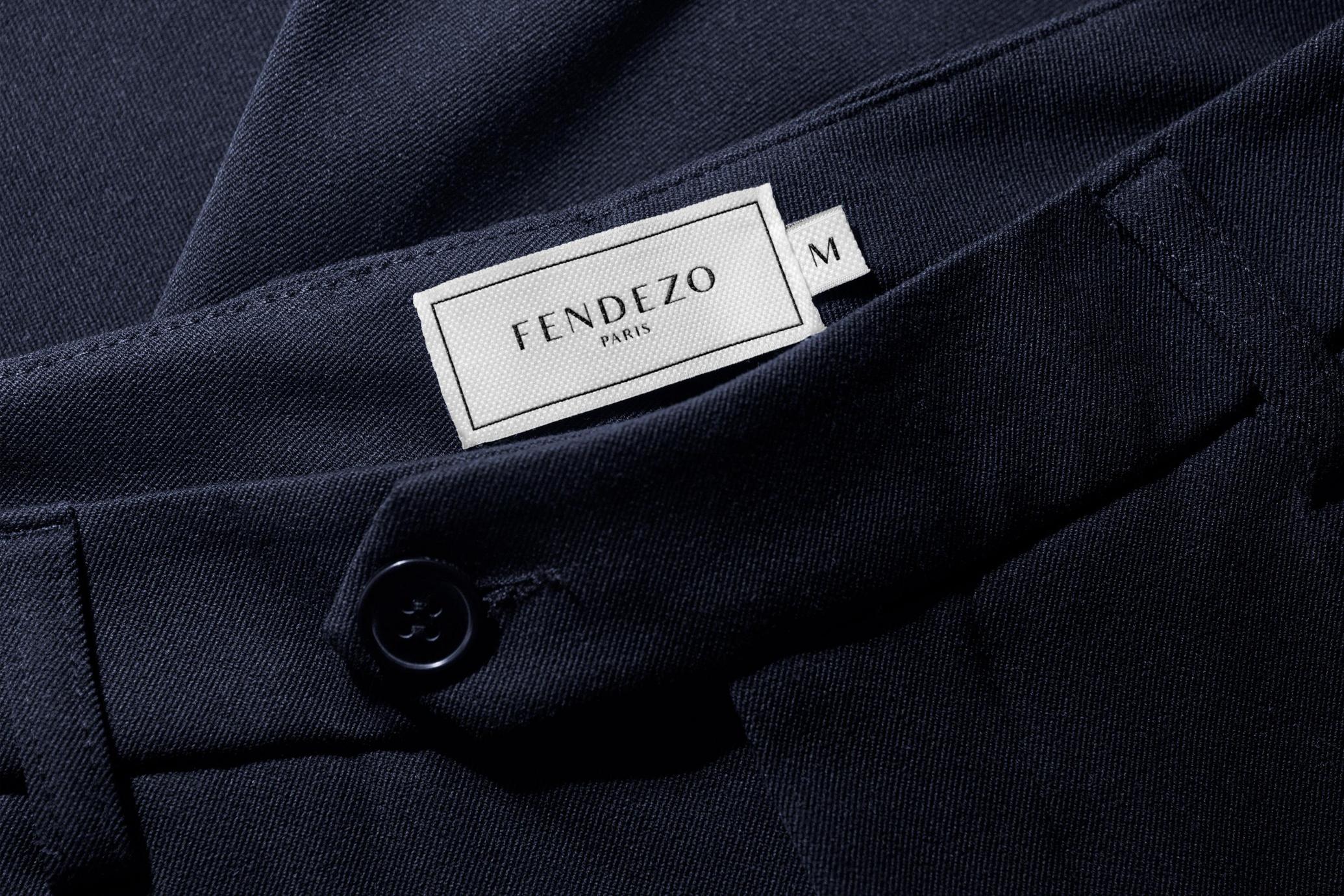 Apparel Waistband Label Mockup