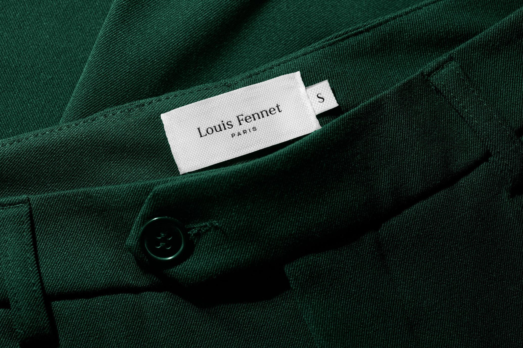 Apparel Waistband Label Mockup