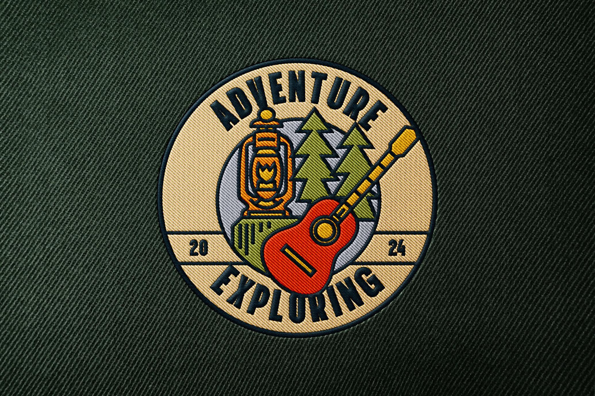 Patch Embroidery Logo Mockup