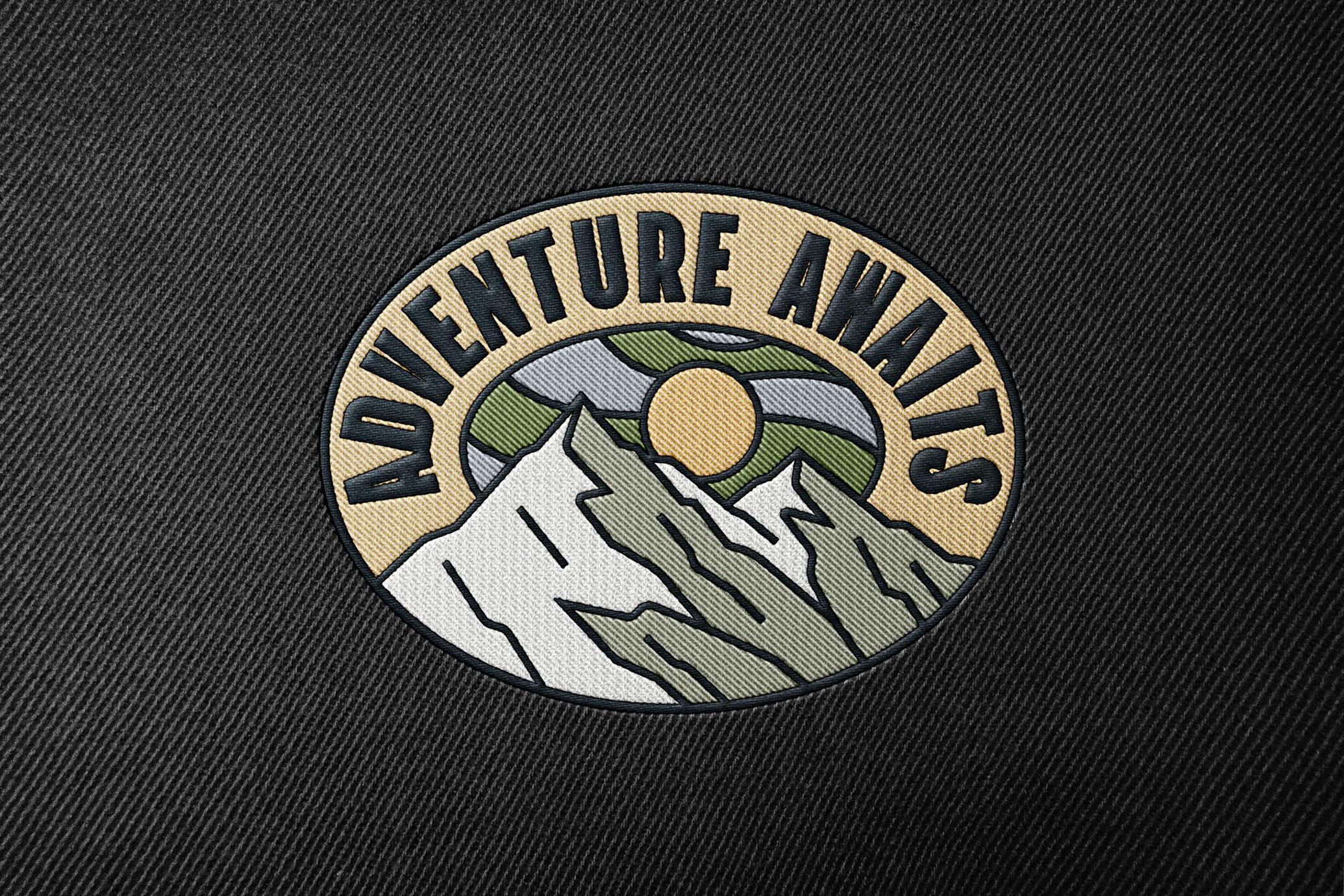 Patch Embroidery Logo Mockup