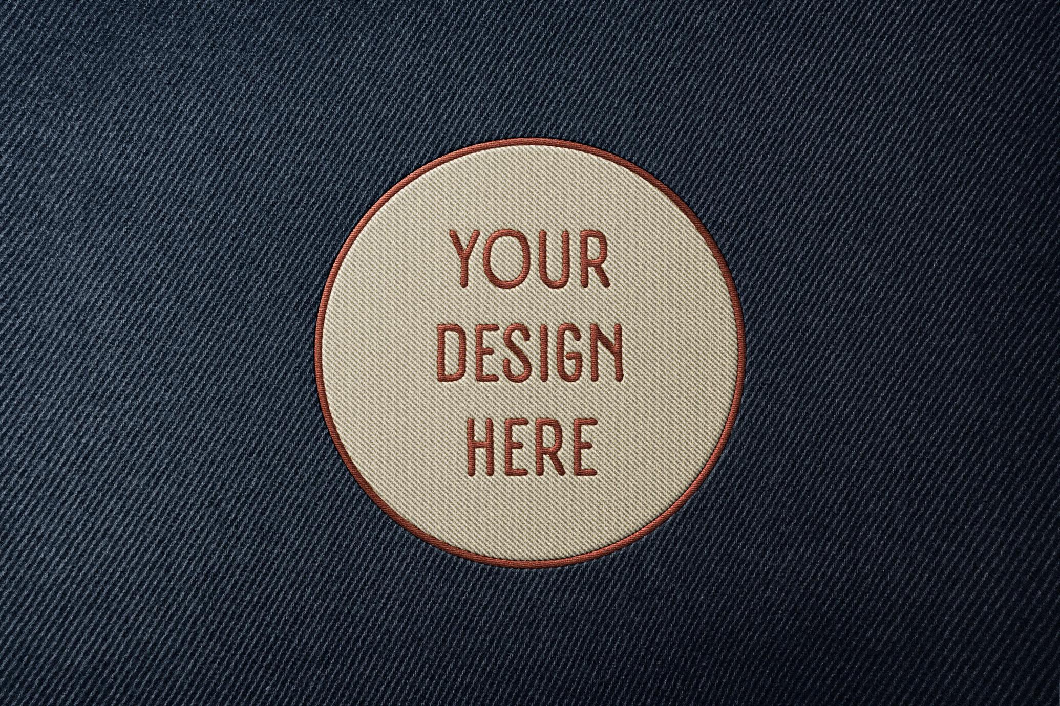 Patch Embroidery Logo Mockup