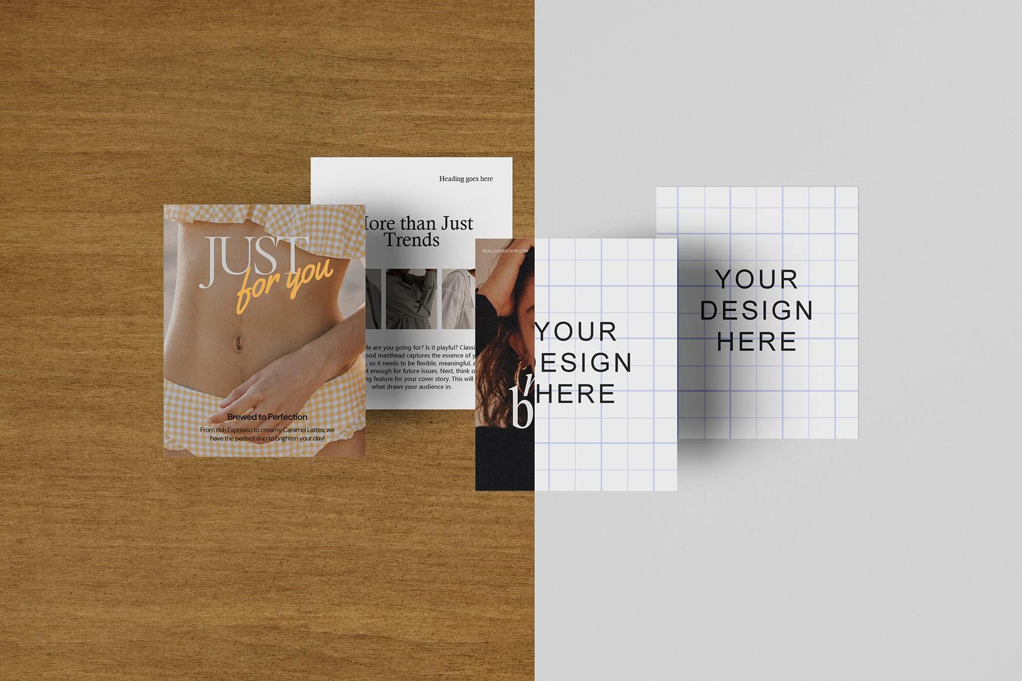 IG Social Posts Mockup
