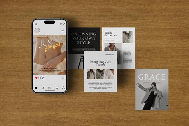 Social Posts & Phone Feed Mockup