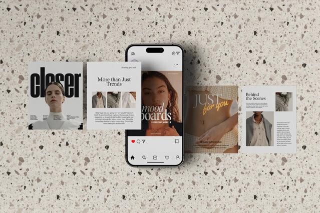 Instagram Feed & Card Mockup