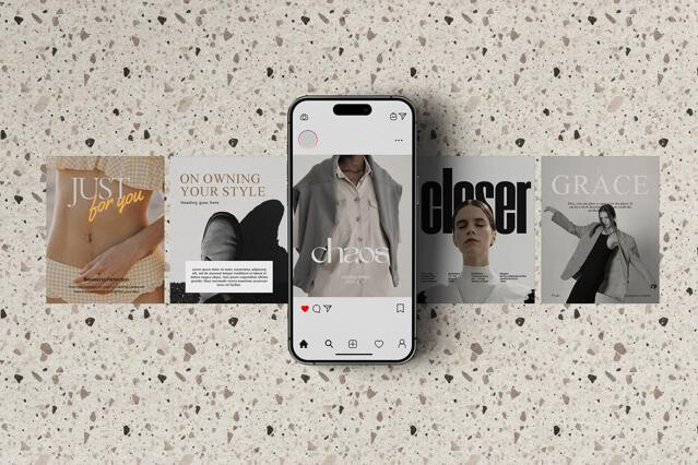 IG Feed & Post Mockup