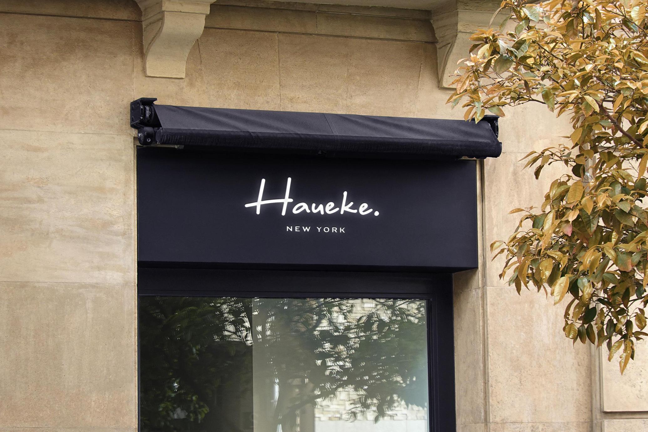 Minimal Awning Logo Mockup