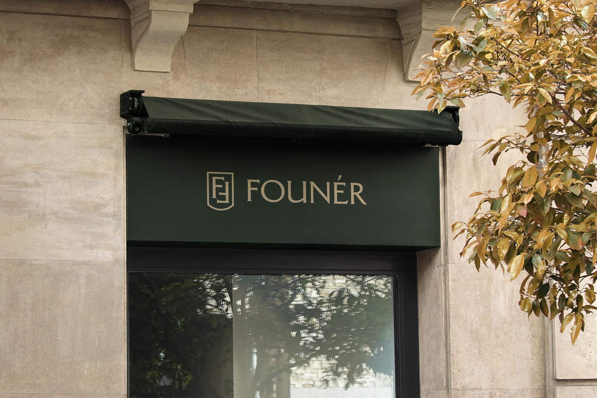 Minimal Awning Logo Mockup