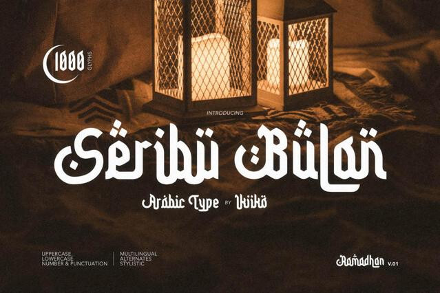 Seribu Bulan - Arabic Font