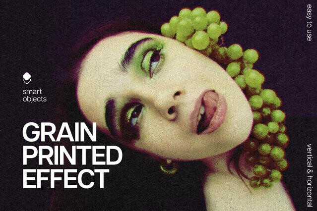 Grain Print Photo Effect