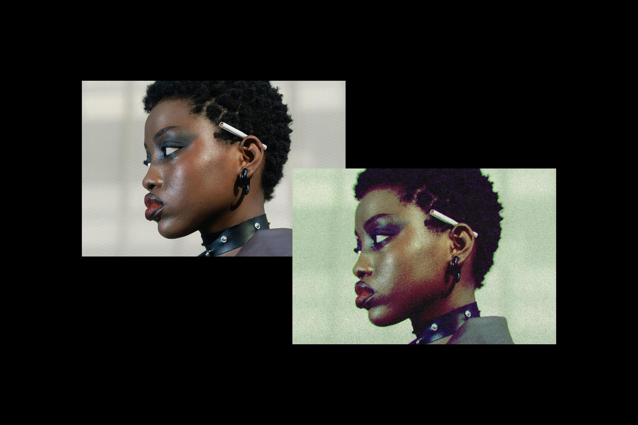 Grain Print Photo Effect