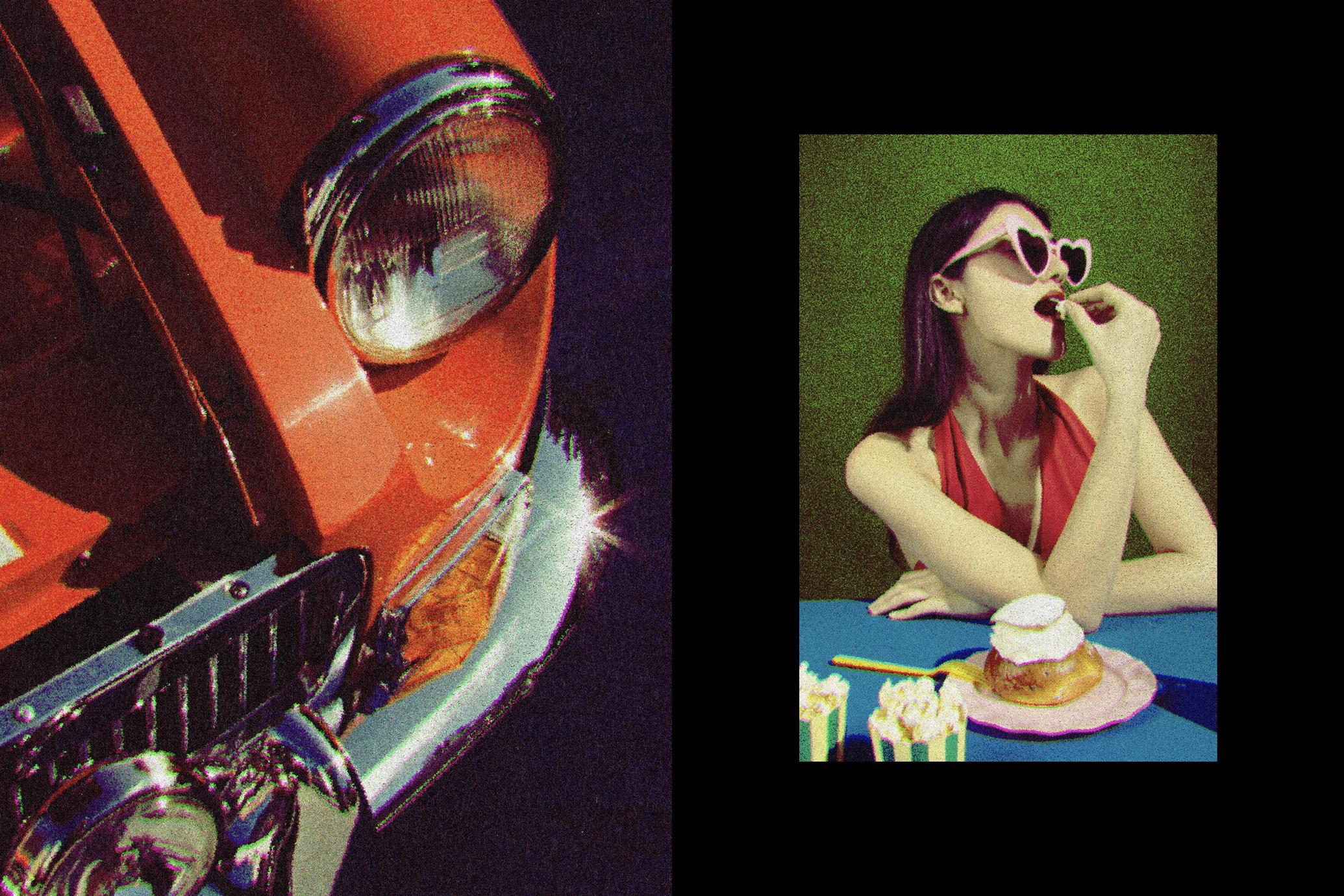 Grain Print Photo Effect