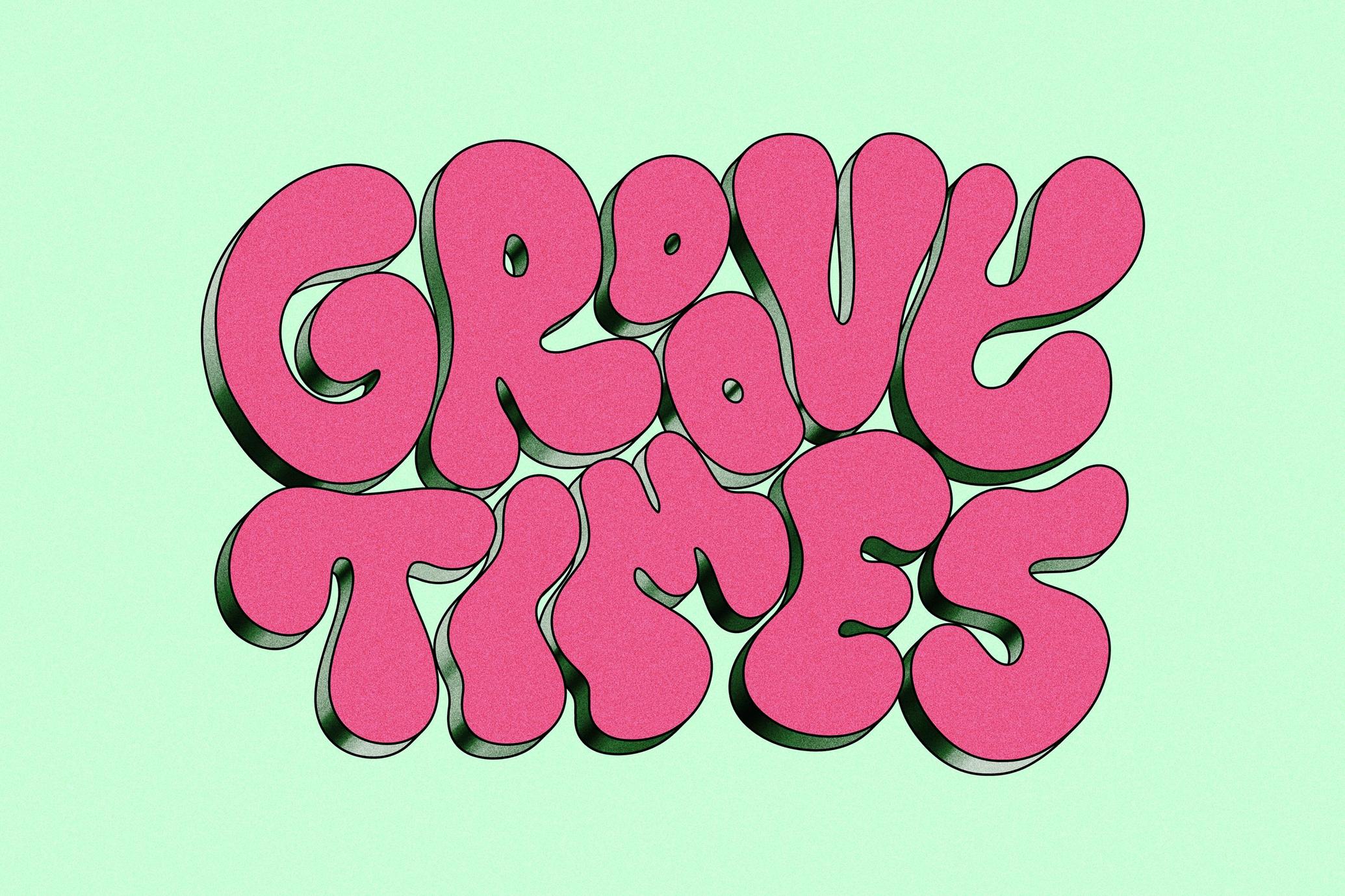3D Retro Text & Logo Effect