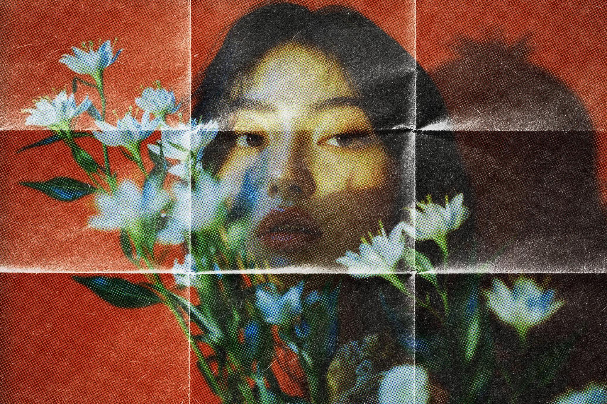 Folded Paper Retro Effect