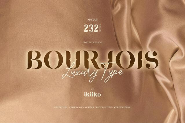 Bourjois - Luxury Font