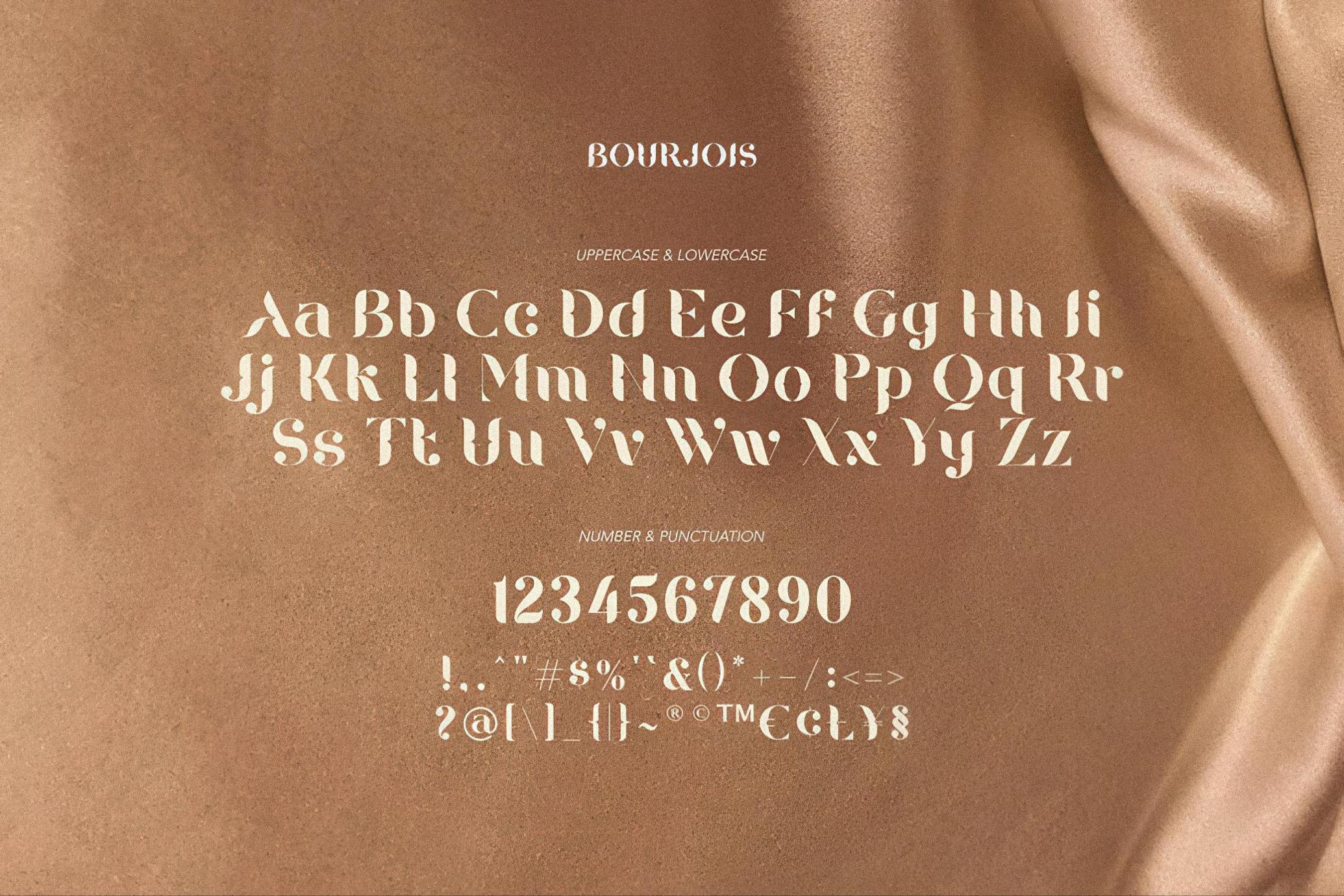 Bourjois - Luxury Font