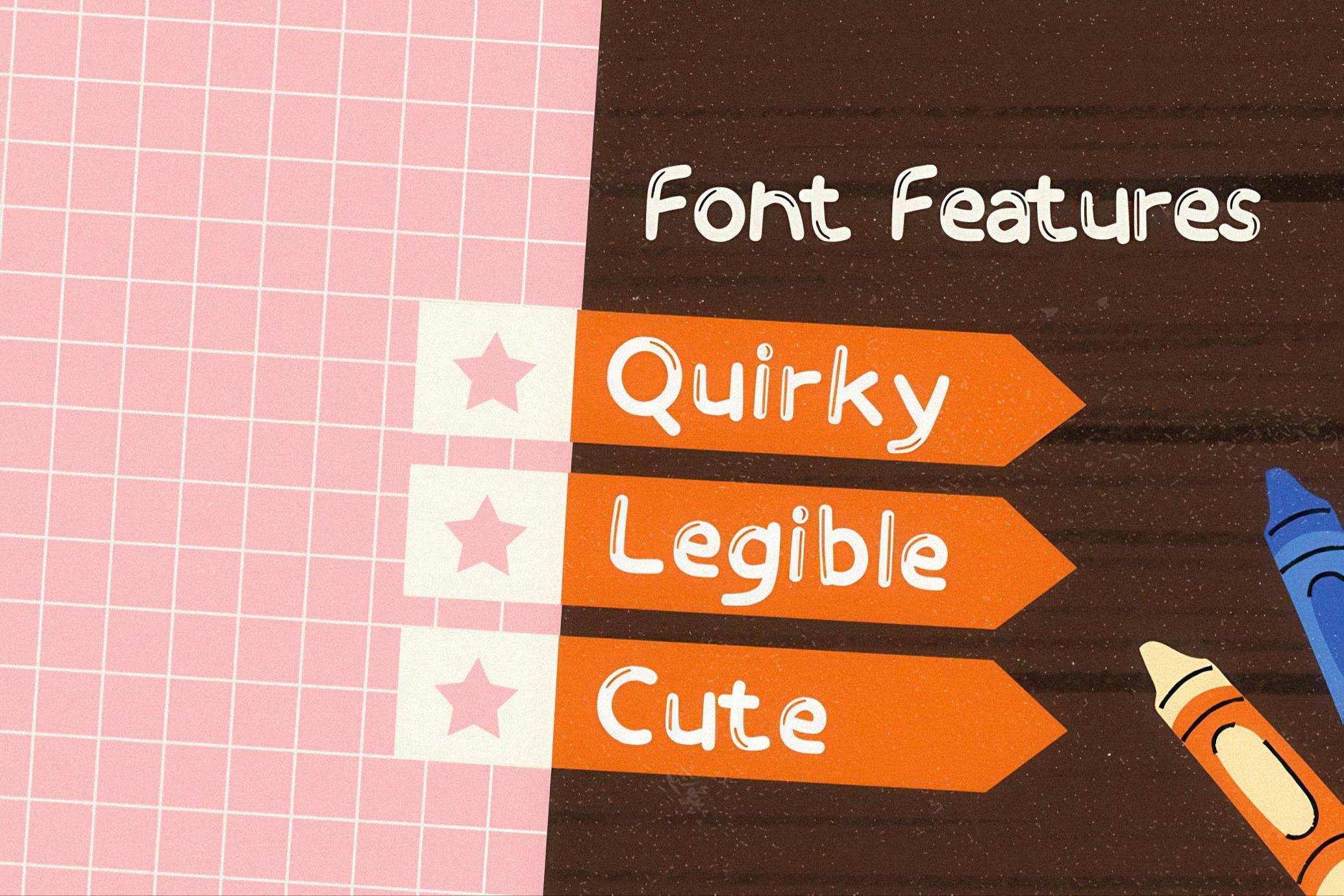 Airy Alphabet - Cute Quirky Font