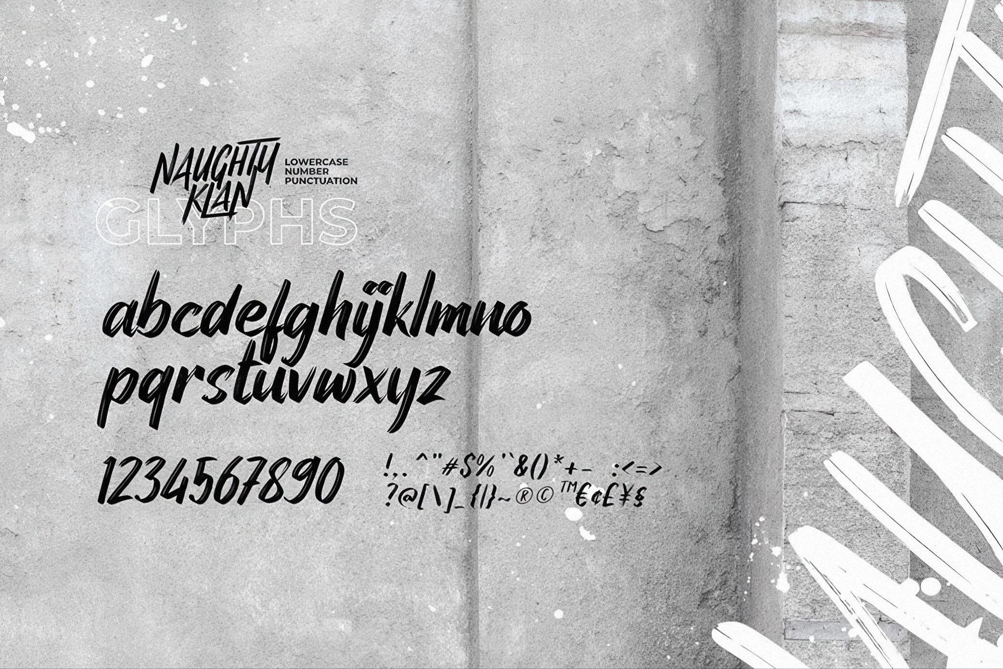 Naughty Klan - Street Font