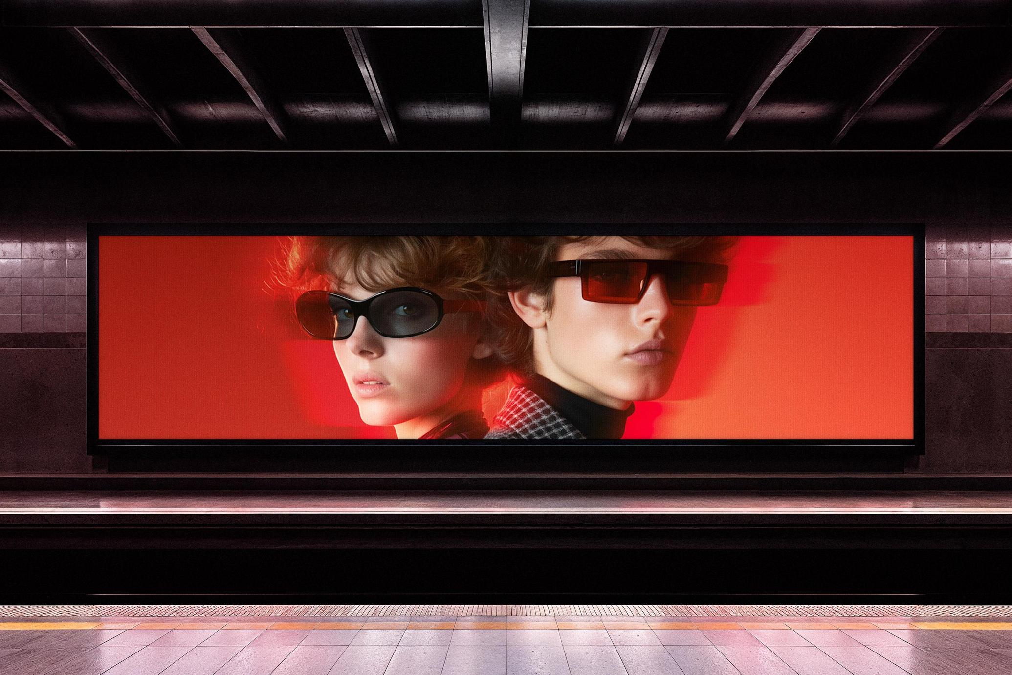 Subway Screen Mockup