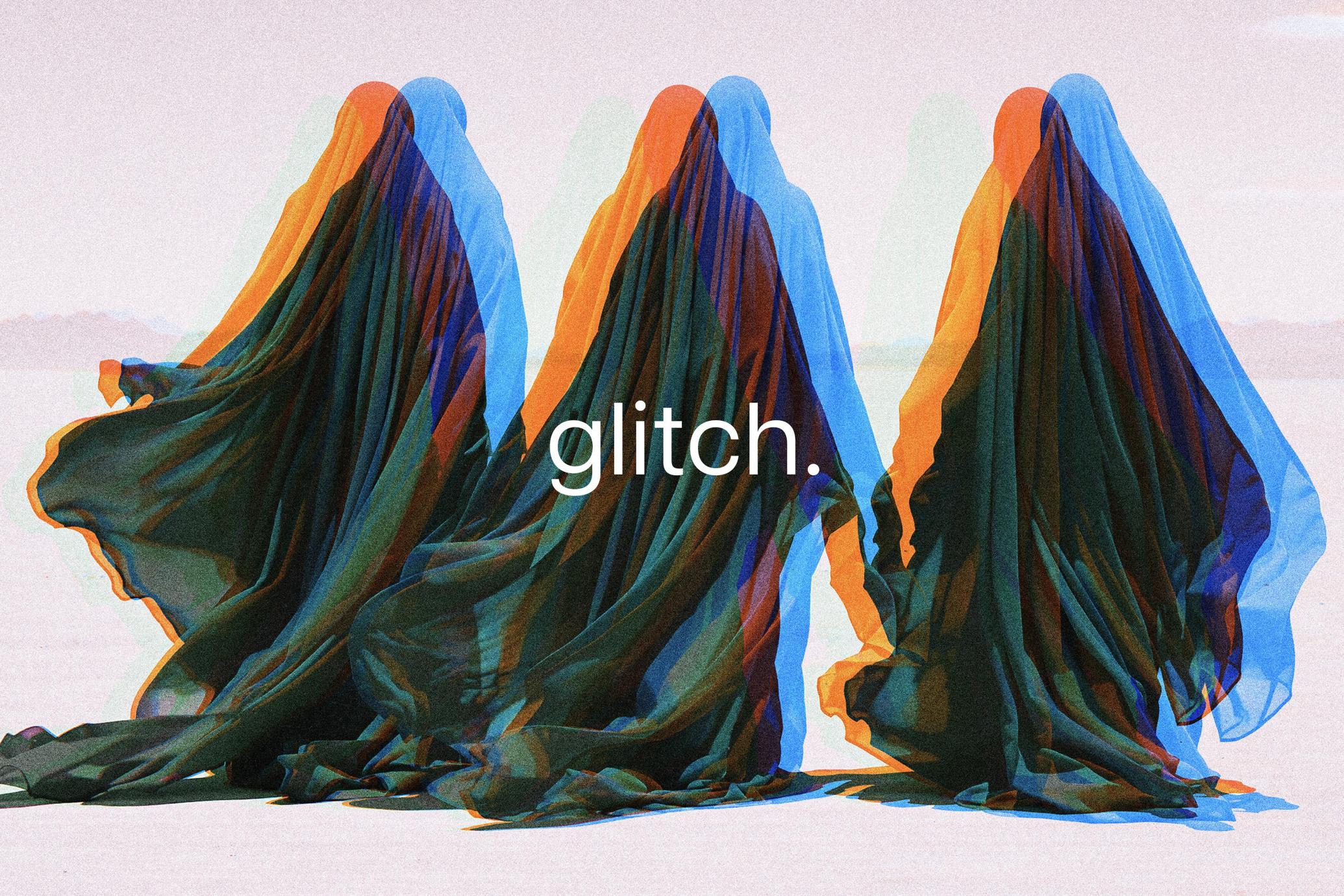 Ghosted Glitch Photo Effect