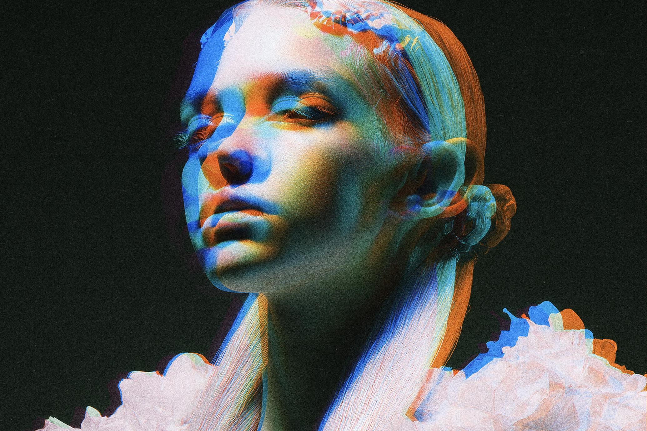 Ghosted Glitch Photo Effect