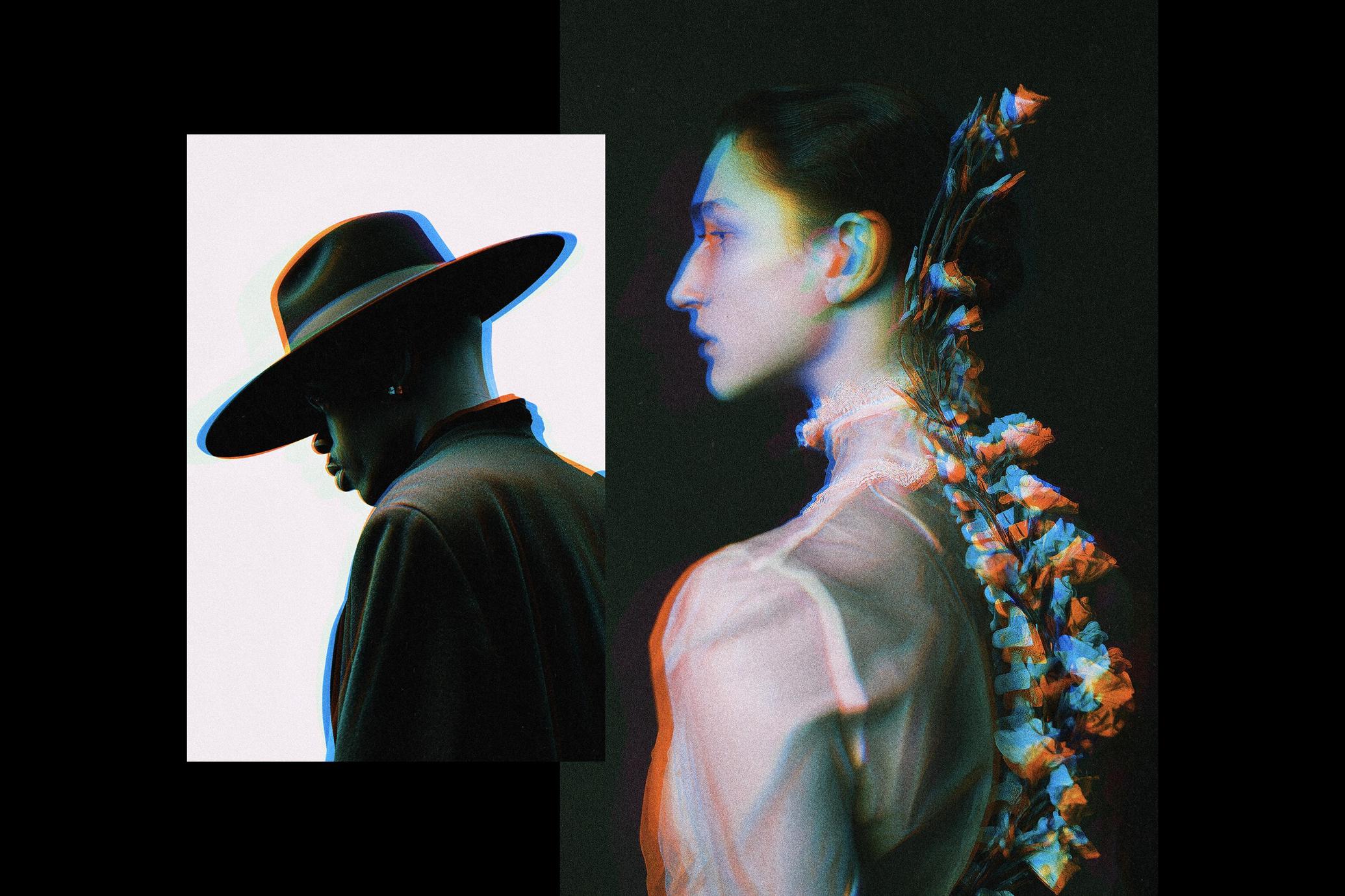 Ghosted Glitch Photo Effect