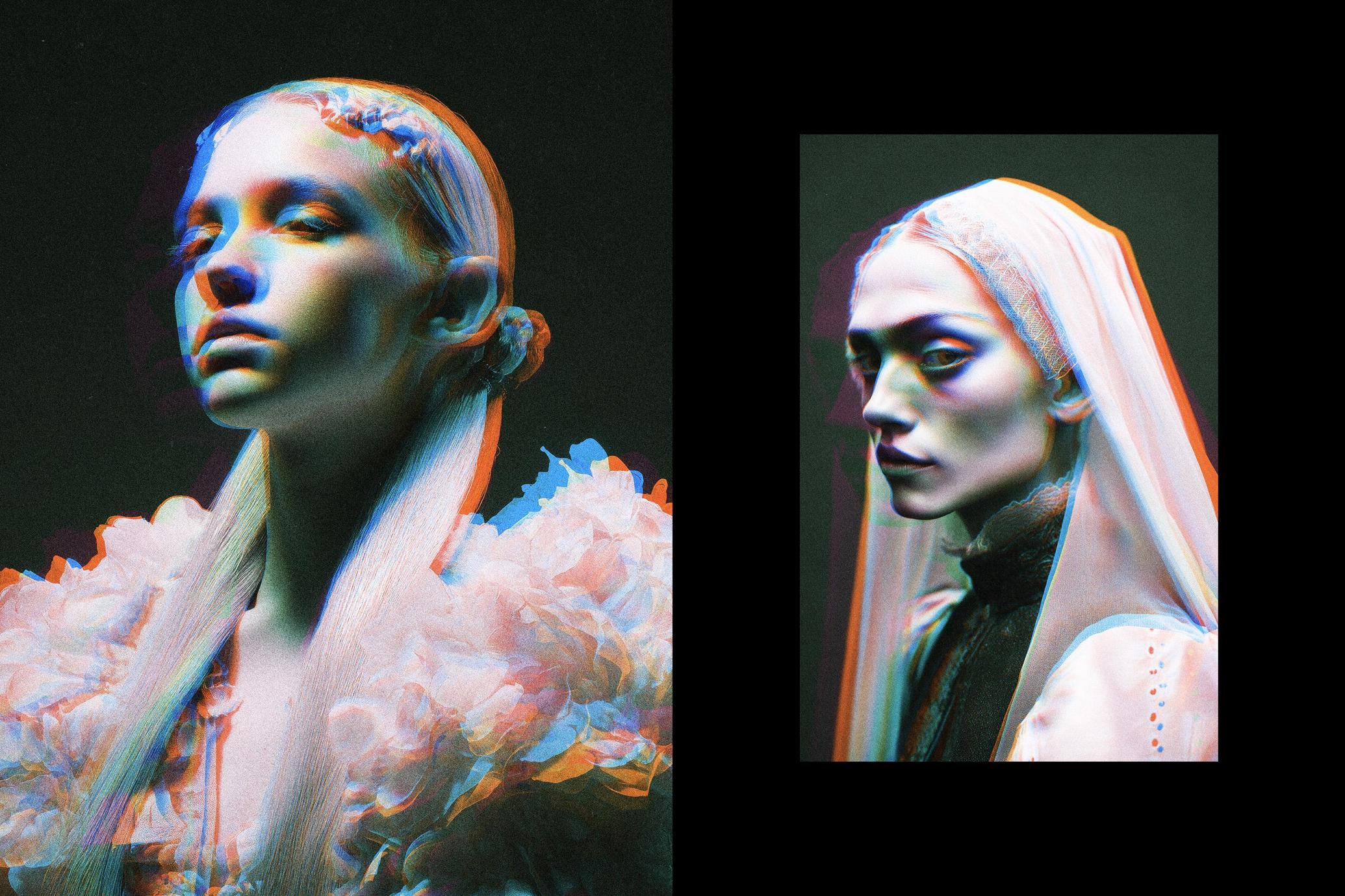 Ghosted Glitch Photo Effect