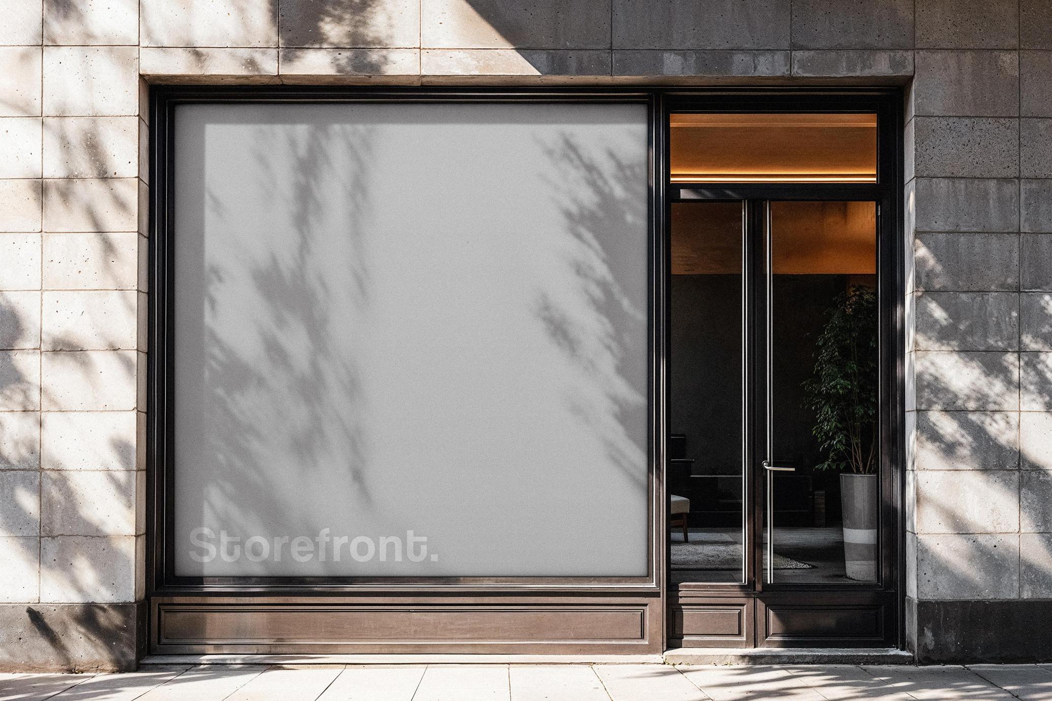 Square Storefront Mockup