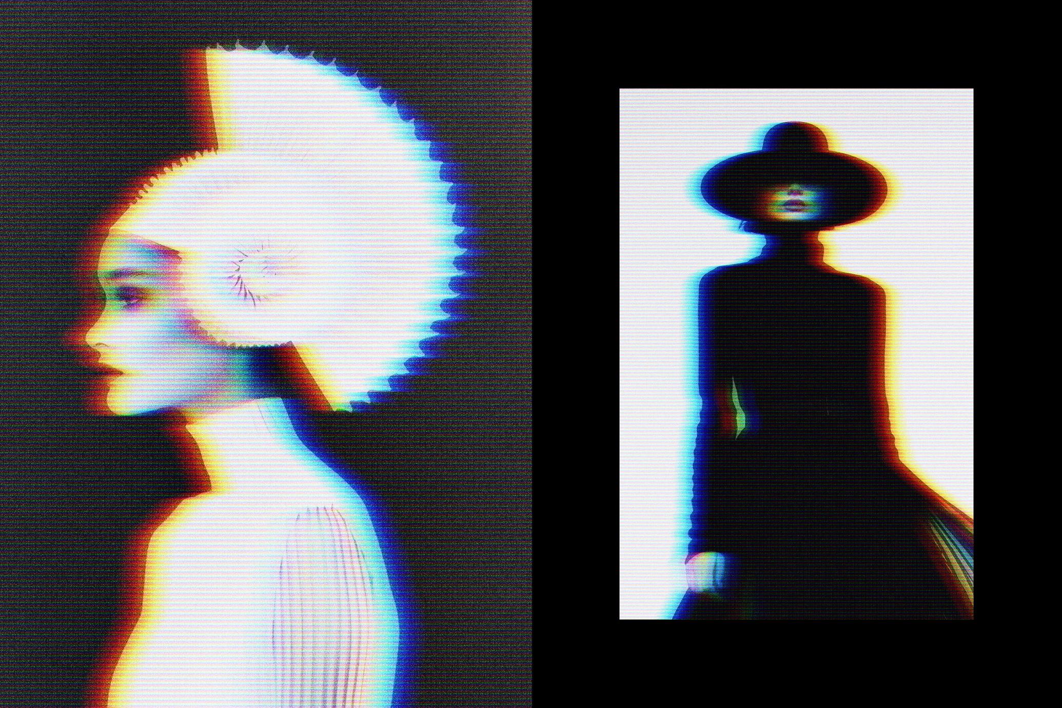 Anaglyph CRT Photo Effect