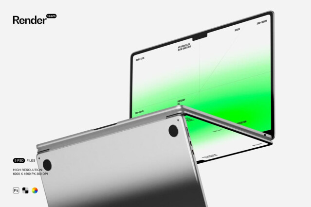 MacBook Air Mockup Set