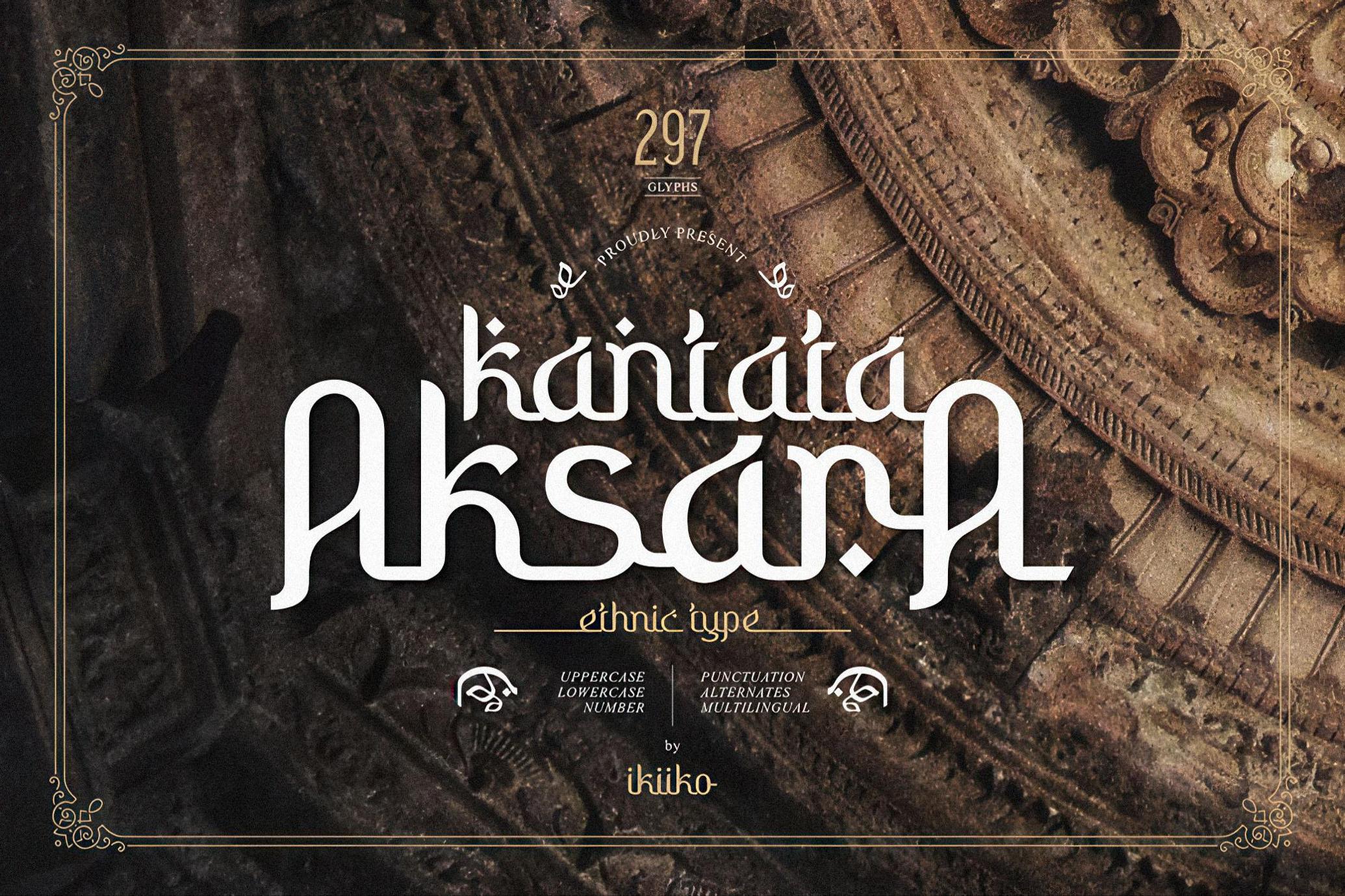 Kantata Aksara - Ethnic Font