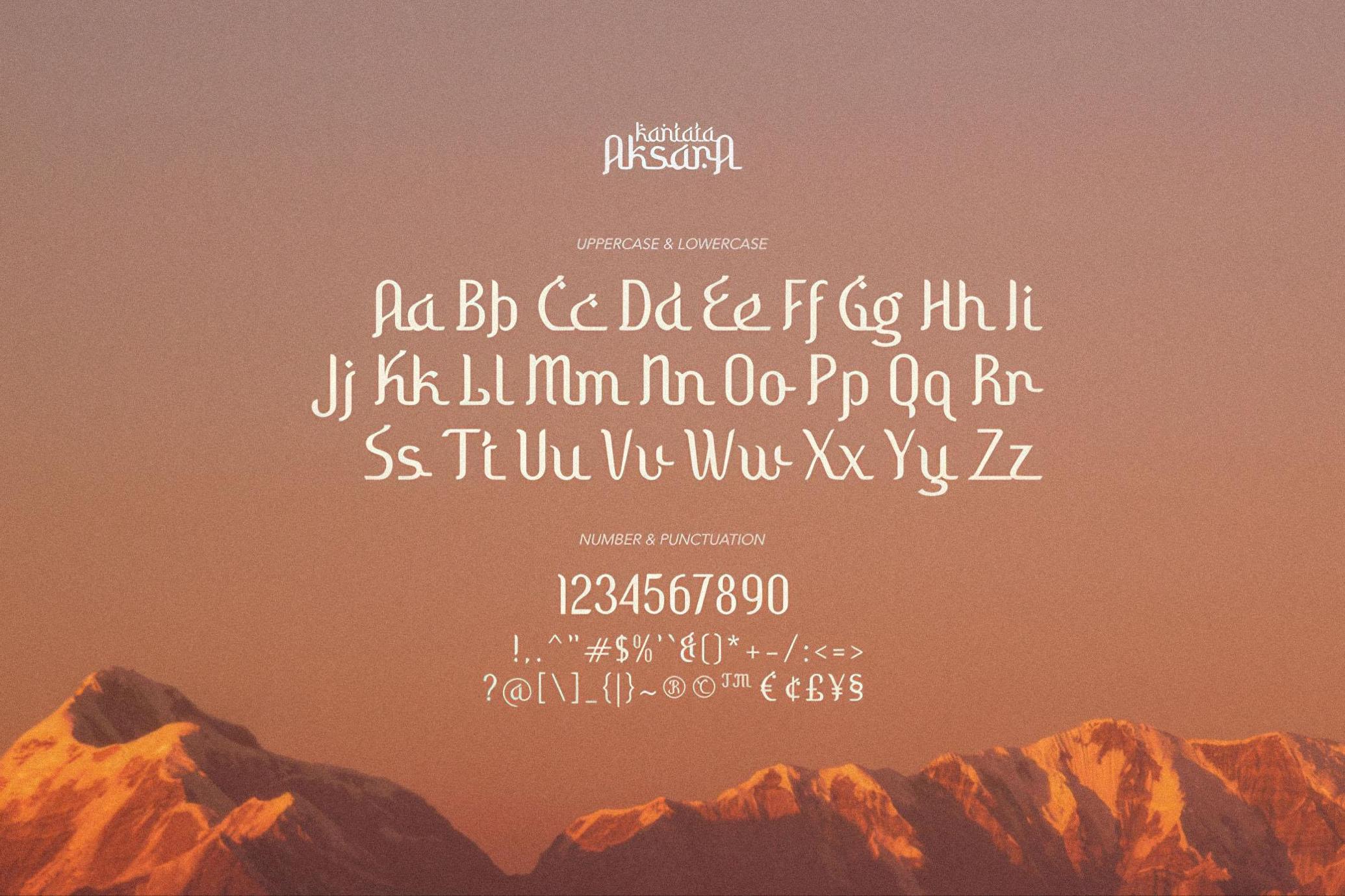 Kantata Aksara - Ethnic Font