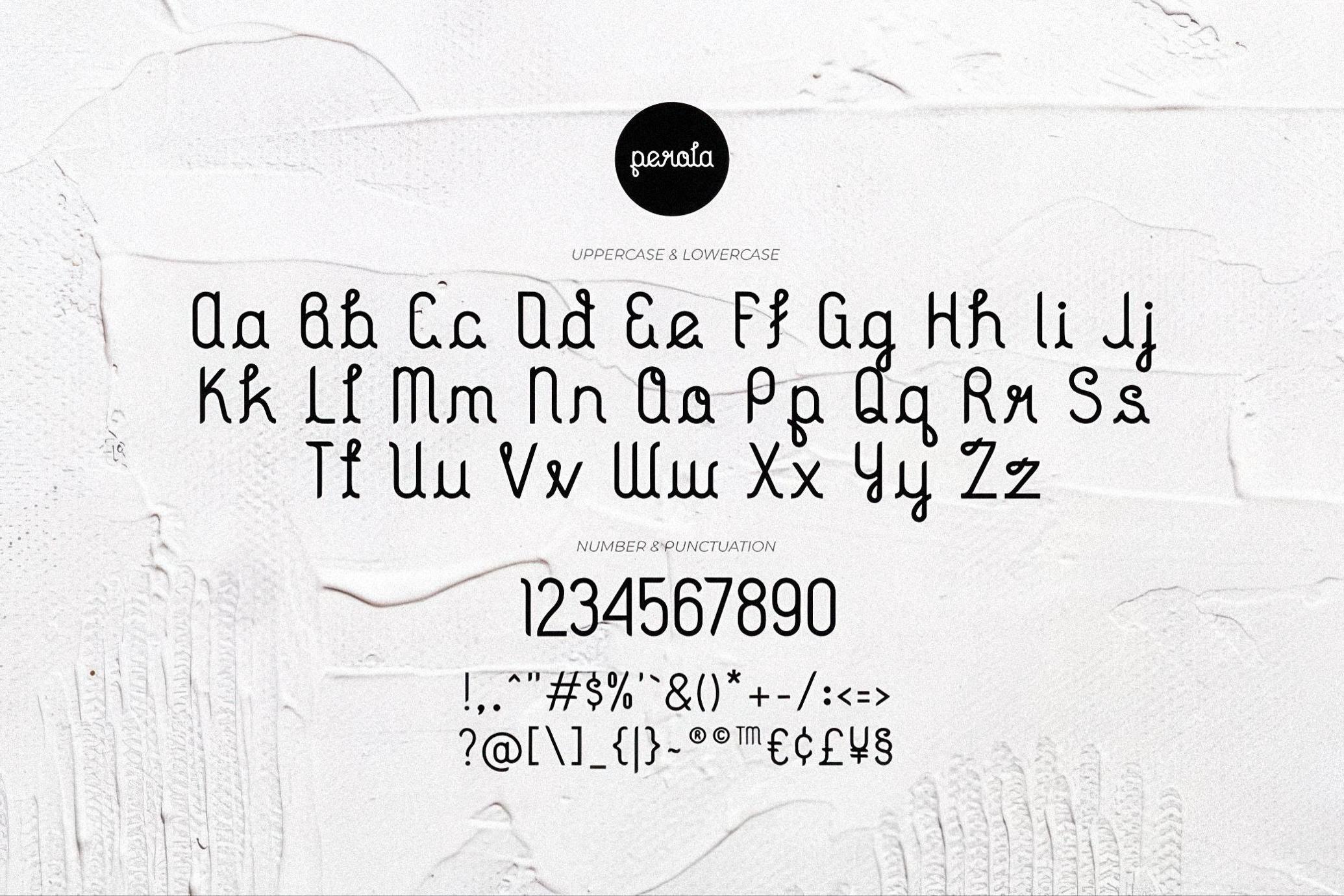 Perola - Fancy Font