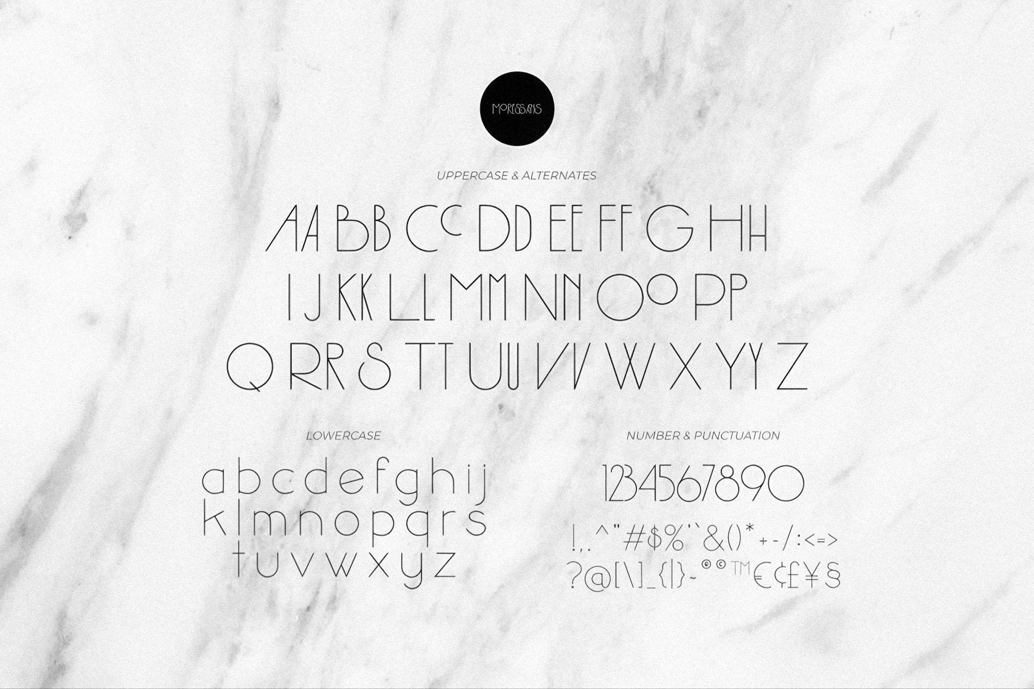 Moressans - Luxurious Font