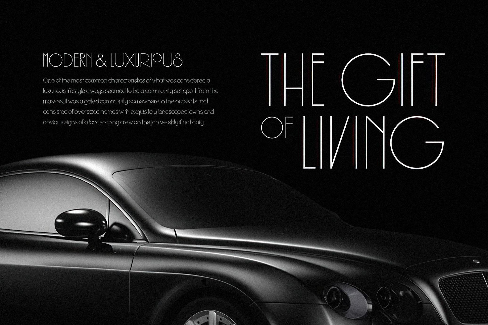 Moressans - Luxurious Font