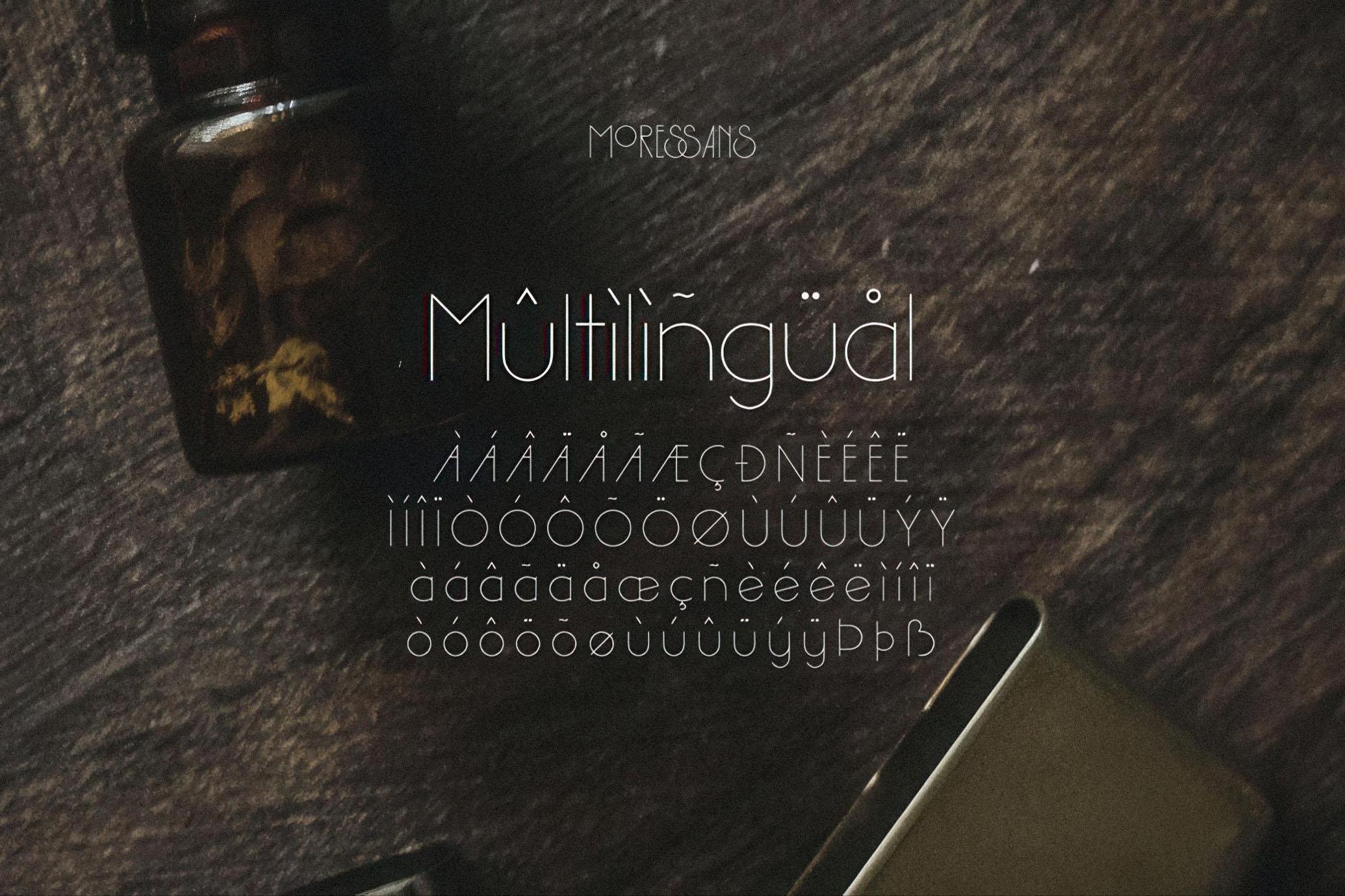 Moressans - Luxurious Font