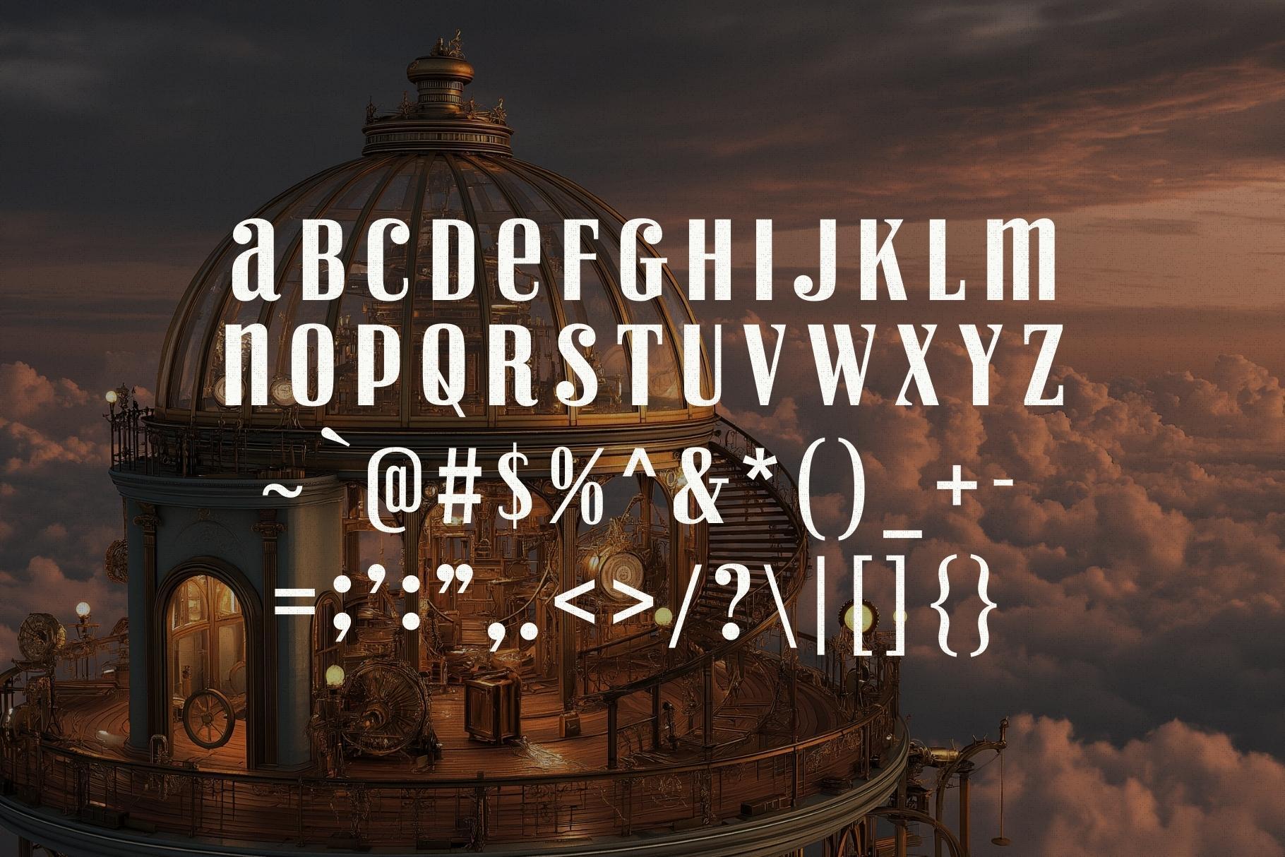 Steamspire - Steampunk Font