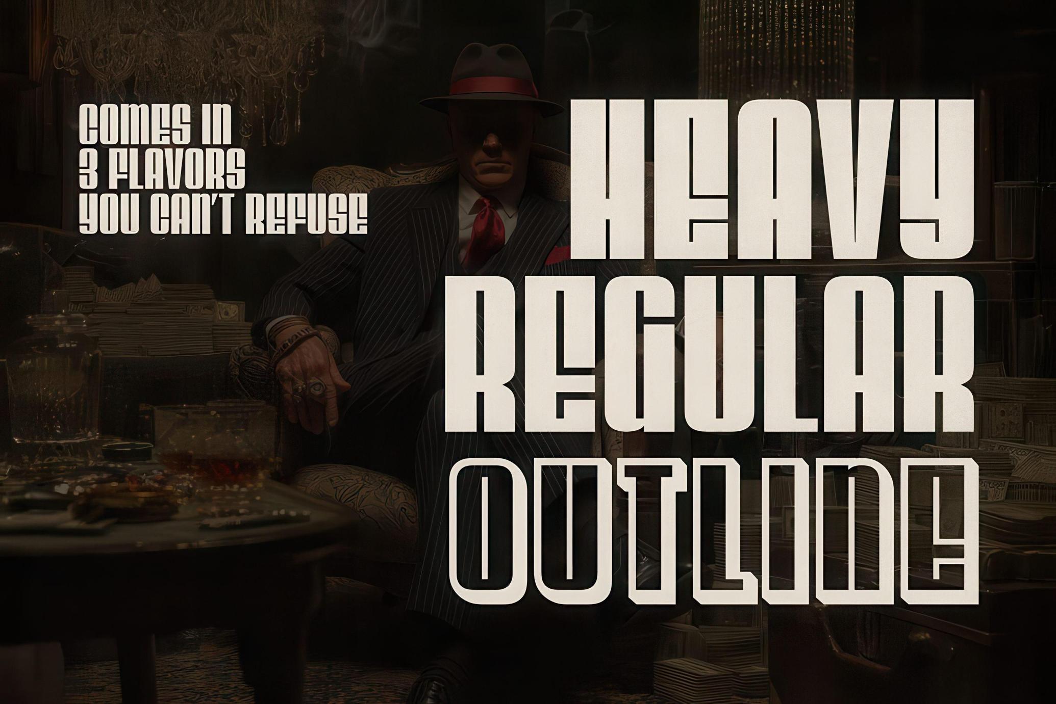 Shadow Syndicate Typeface