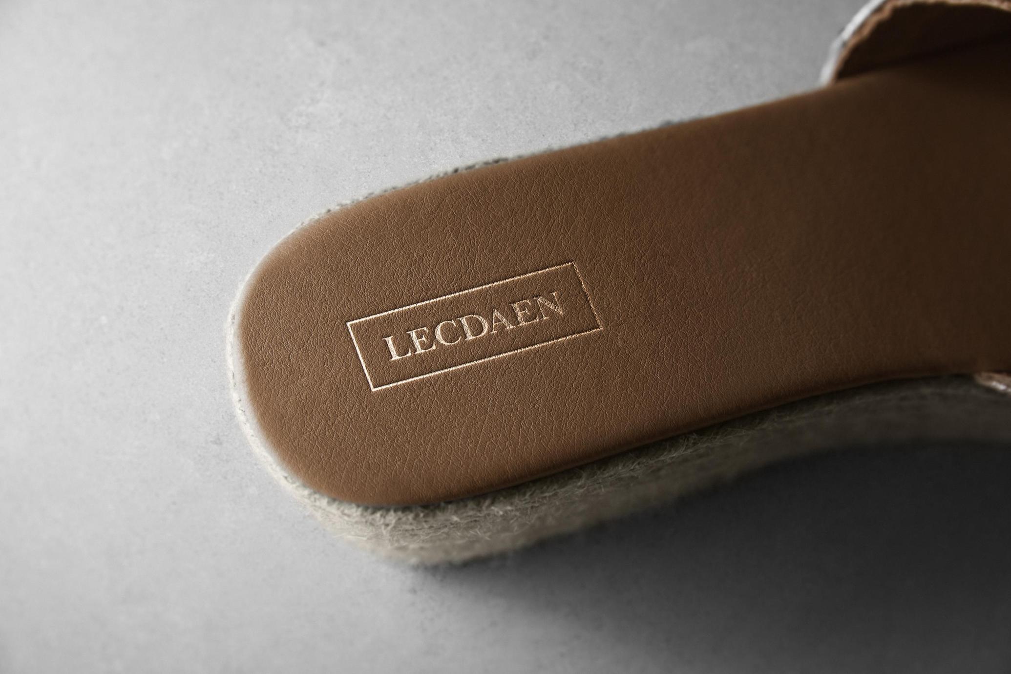 Leather Insole Logo Mockup