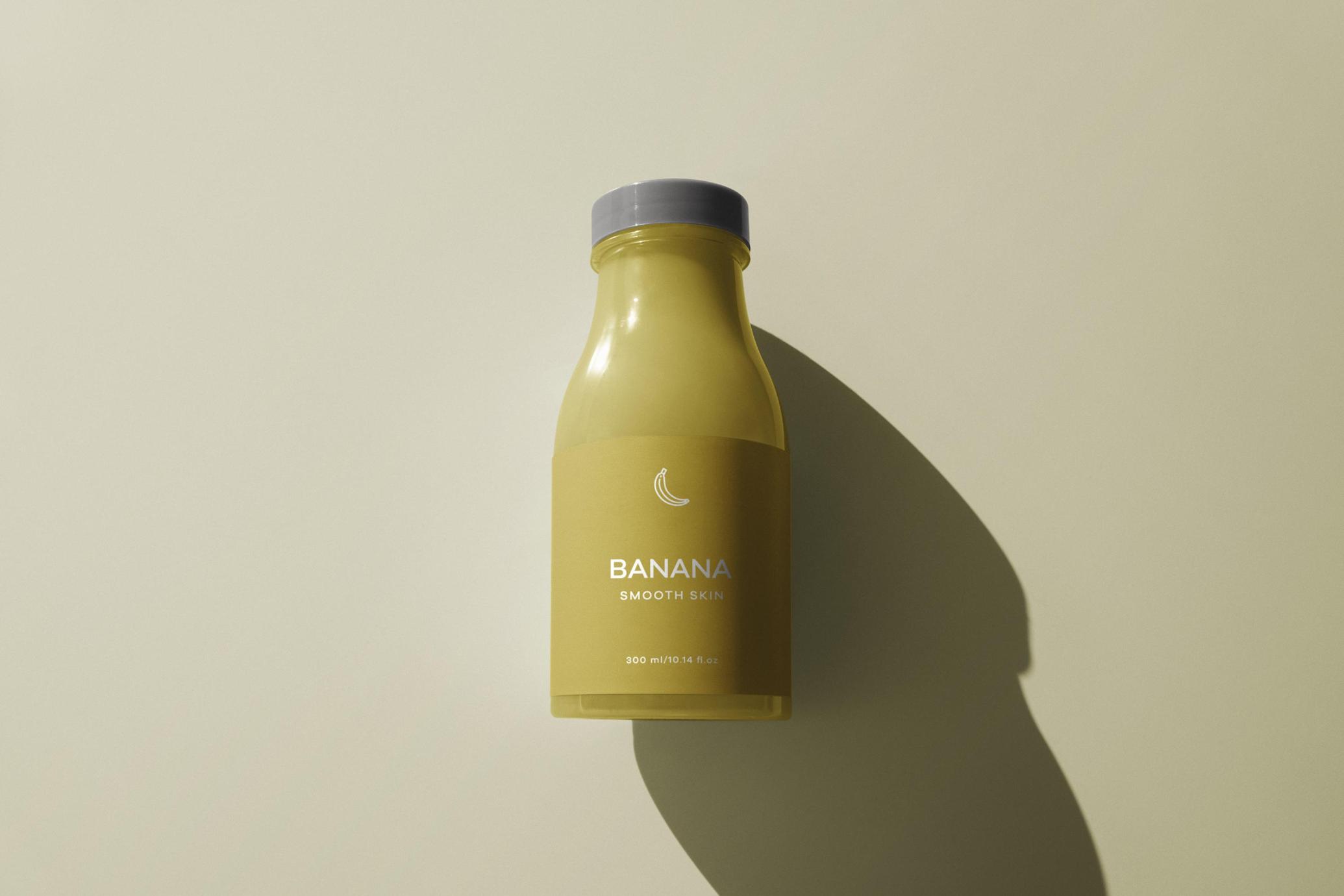 Skincare Product Bottle Mockup with Custom Label