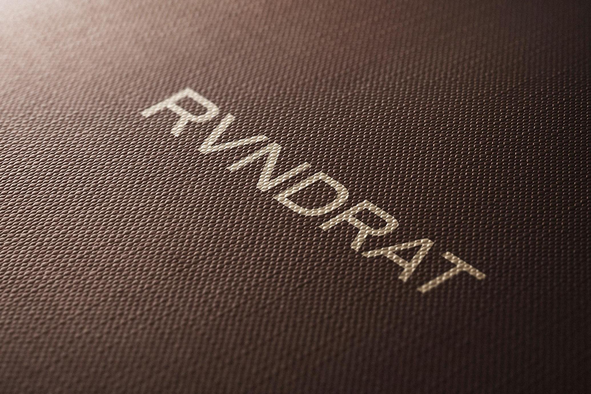 Premium Box Surface Logo Mockup