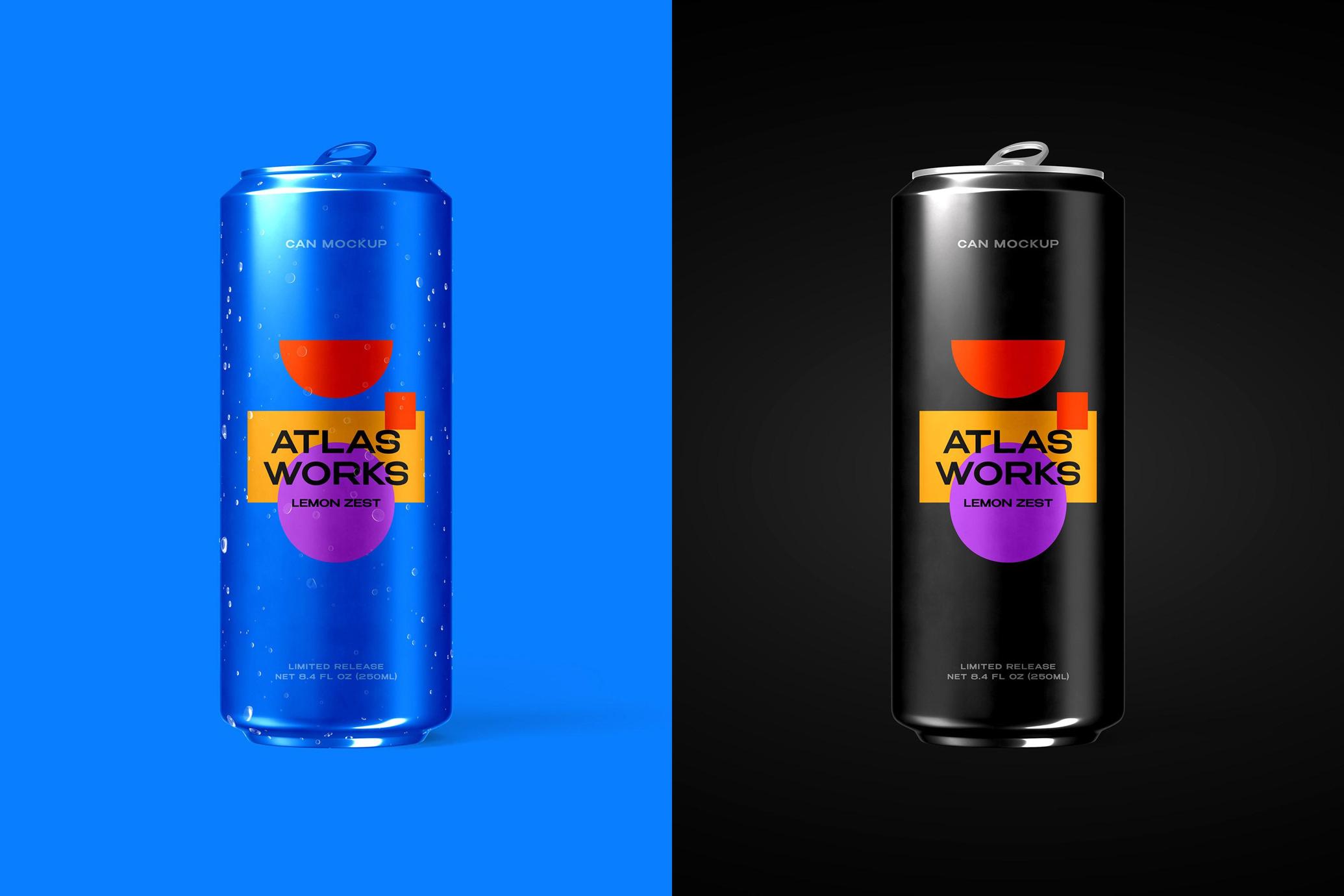 Slim Can Mockup