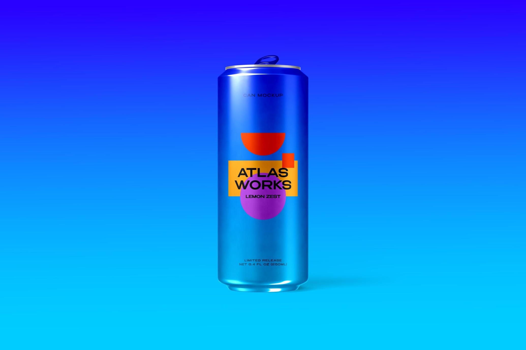Slim Can Mockup