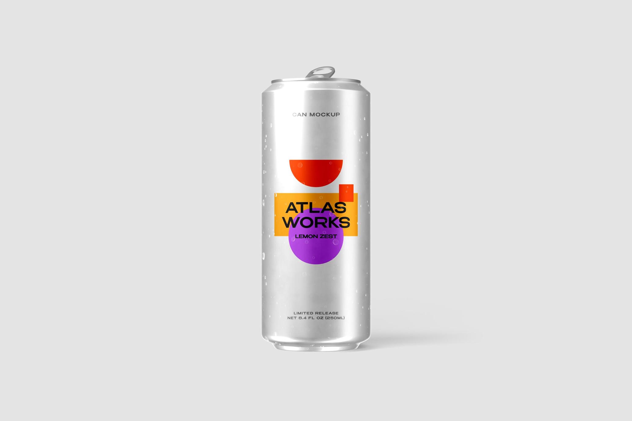 Slim Can Mockup