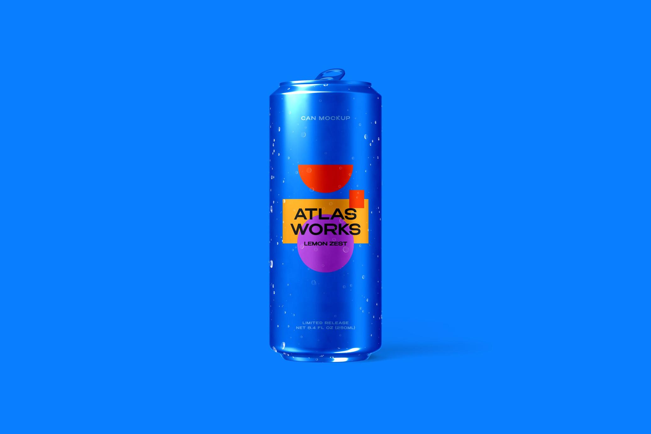 Slim Can Mockup