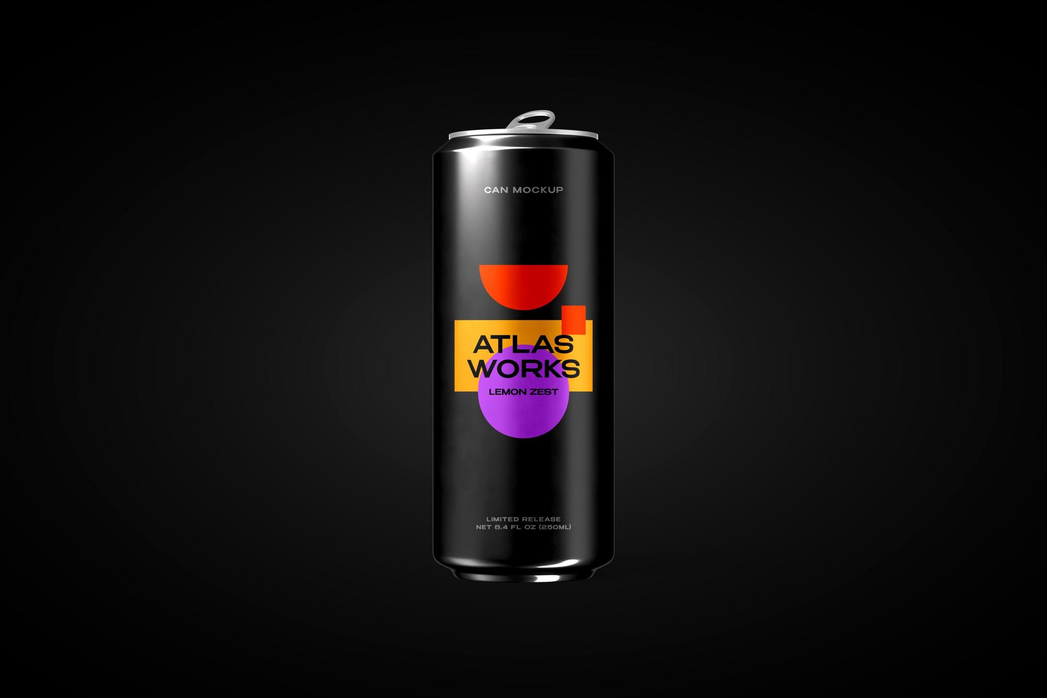 Slim Can Mockup
